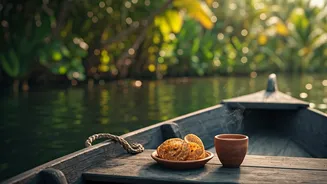 Kerala's Serene Floating Chai Stall: A Dreamy Boat Experience Captivating the Internet