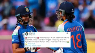 A masterclass in dominance: Netizen in joy after India’s opening stand vs NZ in Women’s World Cup 2025