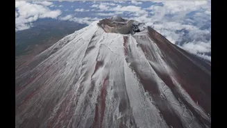 Monte Fuji: idosa de 99 anos é resgatada após noite na montanha