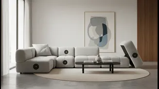 Check Whether A Rounded Sofa Can Be Dismantled Before Delivery