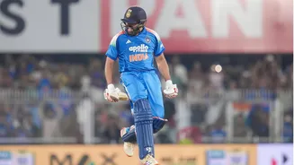 Rohit Sharma hammers 92 vs WI in 3rd ODI: Stats