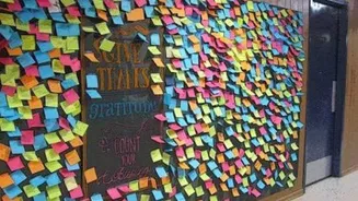 How to create a gratitude wall at home