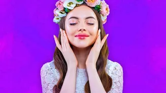 How Fabric Floral Headbands Add Vibrant Pop Of Colour To Neutral Spring Outfits
