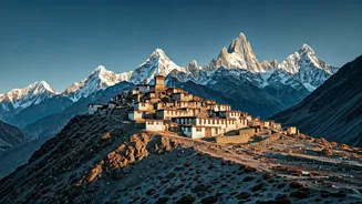 Komic: India's Highest Hamlet Nestled Amidst Majestic Himalayas