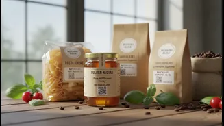 Photograph Labels, Batch Details And The Condition Of The Food