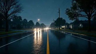 Night Rain Can Make Familiar Roads Unpredictable