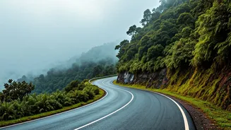 Western Ghats Misty Roads Are Perfect For Epic Reels Backgrounds