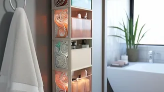 Keep Bathroom Storage Away from Constant Splash Zones
