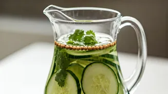 Vanish Midday Sluggishness Using Chilled Cucumber Coriander Seed Water
