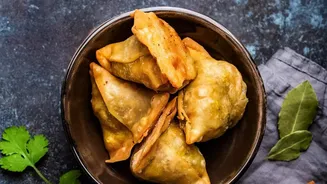 How To Prepare Light Air Fried Samosas And Crisp Banana Chips Easily