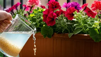Boost Your Flower Balcony Pots With Nutrient Rich Rice Water