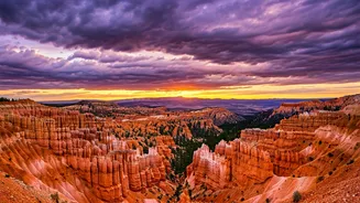 Sunset Point Looks Magical Under Cloudy Skies