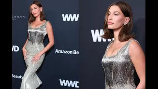 Why Hailey Bieber’s 2009 Armani Prive Silver Dress Feels Perfectly 2026