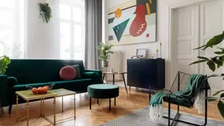 Mix and match these fabrics for an elegant space