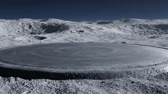Moon Soil Could Become a Raw Material for Landing Pads
