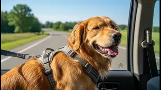 A Pet-Friendly Road Trip Needs Rest Stops, Water And Secure Restraints