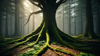 Forest's Resilience: A Tribute to Life, Loss, and Nature's Enduring Cycles