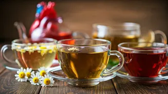 5 Herbal Teas for a Healthy Heart & Cholesterol Levels