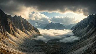 Mountains Stay Sunny While Rains Take Over Elsewhere