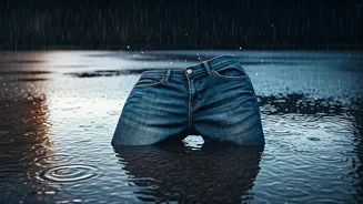 Monsoon Fashion Isn't Always Denim-Friendly