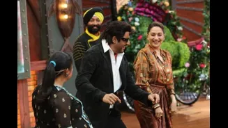 Madhuri Dixit, Krushna Abhishek Dance To Ek Do Teen On Laughter Chefs 3 Sets