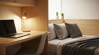 Turn Your Compact Bedroom Into A Work And Chill Sanctuary