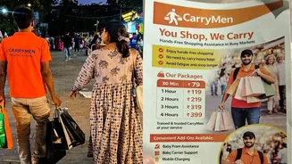 Delhi’s Lajpat Nagar viral new service lets you rent ‘shopping helper’ for Rs 149 per hour