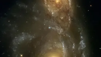 The Space Science Behind NASA's Three-Galaxy-Pairs Image: Apparent Closeness In The Sky