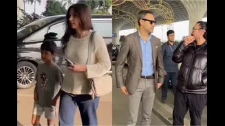 Aamir Khan And Imran Khan Spotted With Family At Airport As They Jet Off For Vacation