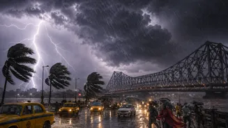Kolkata Weather Alert: Thunderstorm, Lightning & Gusty Winds Lash City