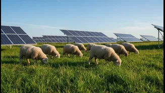 Sheep Grazing Could Lower Maintenance Costs And Emissions Around Solar Infrastructure