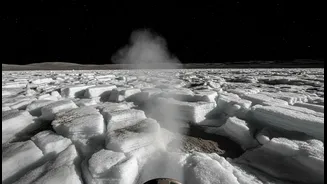 Could Contaminate Pristine Polar Deposits With Spacecraft Gases: The Main Development Behind Moon-Lander Exhaust And Lunar Ice