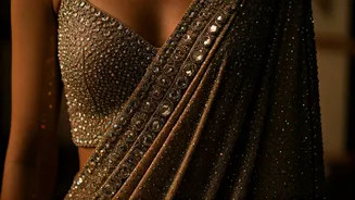 Rasha Thadani's ₹2 Lakh Crystal Saree: A Masterclass in Modern Ethnic Glamour