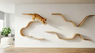 Renovate Your Apartment For Your Feline With Multi-Level Wall Paths