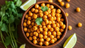 Ditch Potato Chips For These Healthy Air-Fried Lime Chickpeas