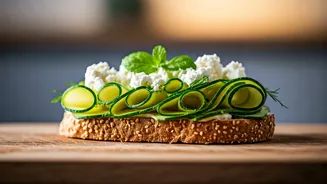 5-Minute Zucchini Feta Toast: Your Speedy & Nutritious Breakfast Fix