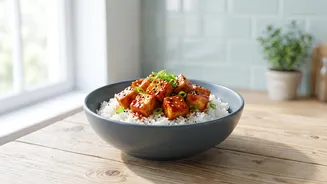 Crisping tofu separately helps preserve texture Is Central To The Gochujang gives tofu rice bowls fermented heat and sweetness Story