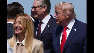 Trump Claims Meloni Begged Him For A Photo At G7 Summit, Italian PM Says 'Completely Made Up'