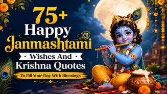 75+ Happy Janmashtami Wishes And Krishna Quotes To Fill Your Day With Blessings