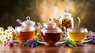 5 Herbal Teas for Glowing Skin & Hair