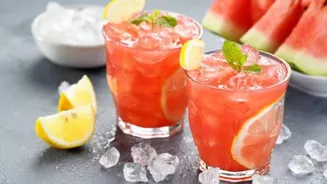 Pair watermelon with mint for a refreshing treat