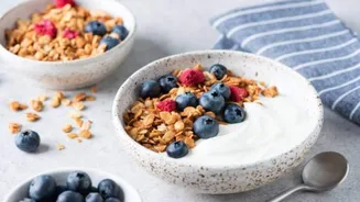 Quick fix: 5-minute muesli with fresh orange