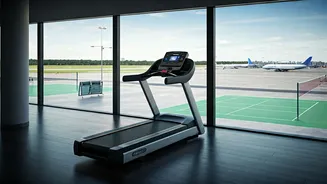 Delhi Airport's 'Strange' Experience: Treadmills & Badminton