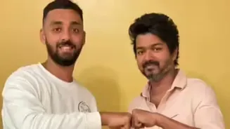 Varun Chakravarthy congratulates Actor-Turned- Politician Vijay after TVK won the Tamil Nadu Assembly election