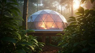 Misty Cardamom Plantations Host Geodesic Glamping Domes For Romantic Escapes