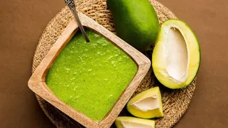 Lemon Juice Adds Tang and May Slow Green Chutney Discolouration