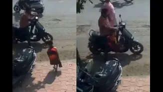 Pune Man, Daughter Cheat Death By Seconds As Ola Electric Scooter Catches Fire Outside School: ‘Thanks To Lady Who Alerted Them’