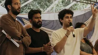Students and farmers demand Dharmendra Pradhan resign at Jantar Mantar