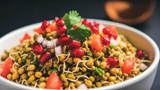 Oil-Free Sprouts Chaat: Your Ultimate Healthy Office Snack Solution