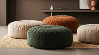 Millennials Ditch Mainstream Living Room Configurations For Floor Cushions
